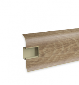 Пластиковый плинтус Royce 58 мм (2200x58x40) 2208 Дуб умеренный