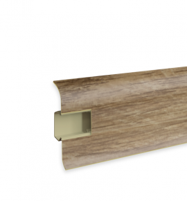 Пластиковый плинтус Royce 58 мм (2200x58x40) 2209 Дуб Океанический