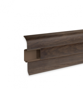 Пластиковый плинтус Royce 58 мм (2200x58x40) 2216 Дуб тропический