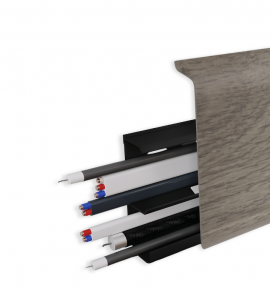 Пластиковый плинтус Royce 80 мм (2200x80x20) 5211 Дуб Лиственный