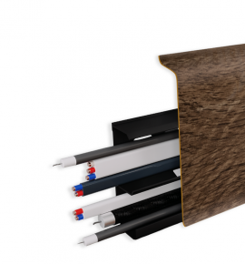Пластиковый плинтус Royce 80 мм (2200x80x20) 5219 Дуб Идентичный